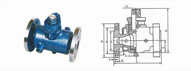 二通保温旋塞阀 二通保温旋塞阀